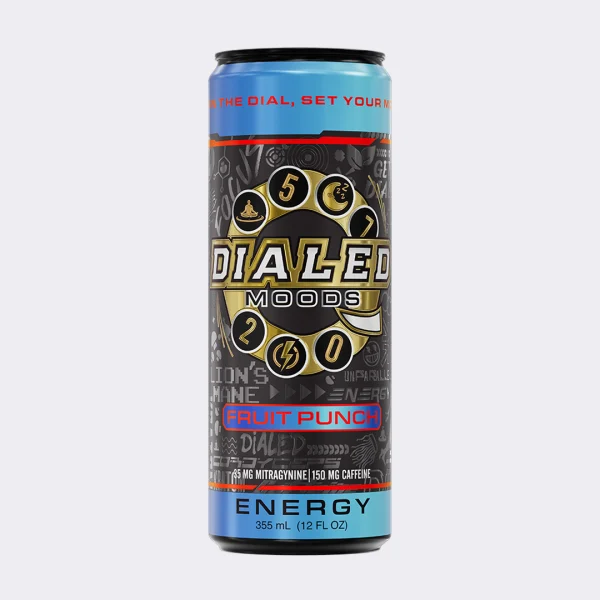 NutraLink Fruit Punch supplement drink mix in vibrant red with fresh fruit accents – energy boost & antioxidant support