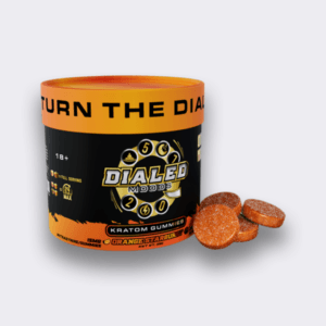 Orange Starburst supplement capsule with bright citrus design for NutraLink products
